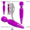 Masajeador vibrador microfono de velocidad regulable
